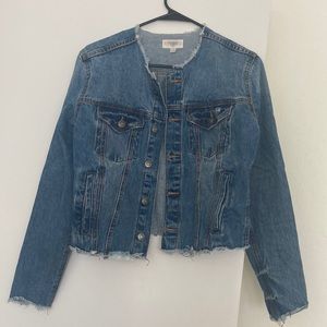 Retrod Blue Jean Jacket. Natural hem. Size S. Canadian Imported. EUC